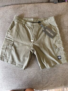 NWT Harley-Davidson Olive Green Men's Cargo Shorts